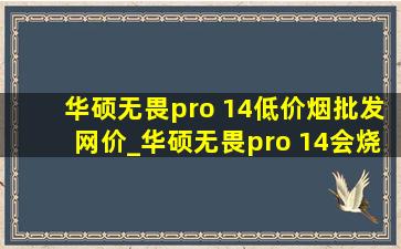 华硕无畏pro 14(低价烟批发网)价_华硕无畏pro 14会烧屏吗